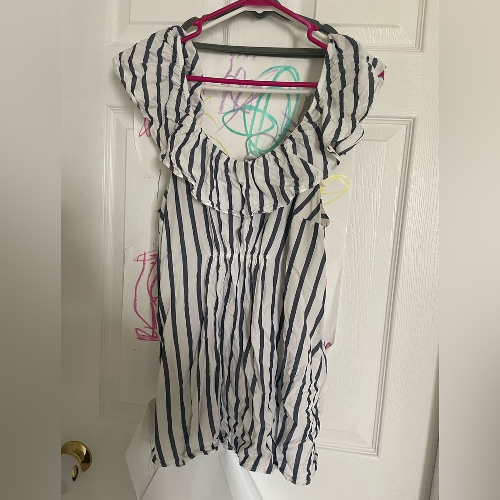 Old navy maternity large striped top